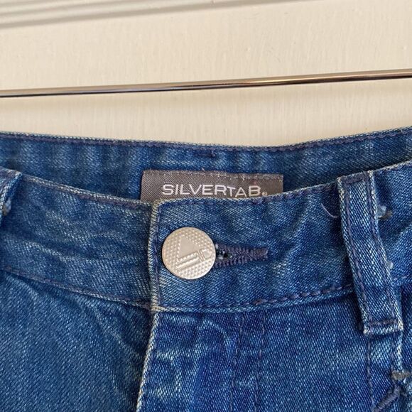 Vintage Levi’s Silvertab Flared Low Rise Bell Bottom Jeans Size 7 Junior - Picture 4 of 11